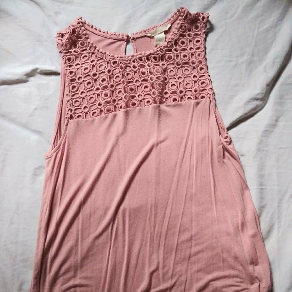 H&M Pink sleeveless top